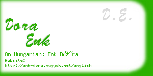 dora enk business card